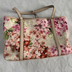 Dana Buchman floral print handbag purse